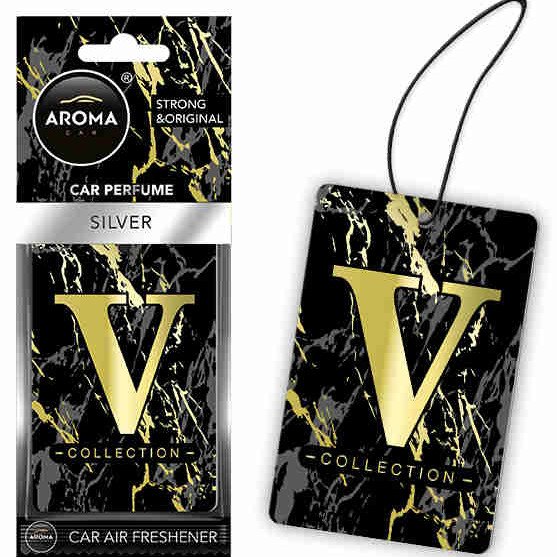 AMIO A83553/AM ΑΡΩΜΑΤΙΚΟ (ΚΡΕΜΑΣΤΟ) AROMA V-COLLECTION - SILVER​ - 1 ΤΕΜ.