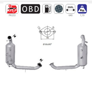 AMERICAT AS/FD5016 ΦΙΛΤΡΟ DPF FORD C-MAX,FOCUS /MAZDA 3 /VOLVO C30,S40,S80,V50,V70