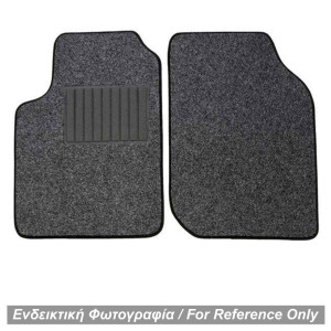 RACE AXION ΠΑΤ.SMART450/GREY-2-RX ΠΑΤΑΚΙΑ ΜΟΚΕΤΑ ΓΙΑ MERCEDES SMART 450 1998-2006 ΓΚΡΙ ΜΕ ΜΑΥΡΟ ΡΕΛΙ - 2 ΤΕΜ.