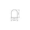 LAMPA L1594.2 ΚΑΠΑΚΙ ΚΟΤΣΑΔΟΡΟΥ ΠΛΑΣΤΙΚΟ (ABS) 70x58mm ΑΔΙΑΒΡΟΧΟ ΜΑΥΡΟ ΓΥΑΛΙΣΤΕΡΟ - 1 τεμ.
