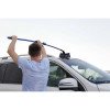 LAMPA L3801.5 ΒΟΥΡΤΣΑ ΠΛΥΣΙΜΑΤΟΣ (25x10cm) ΜΕ ΤΗΛΕΣΚΟΠΙΚΟ ΚΟΝΤΑΡΙ ΑΛΟΥΜΙΝΙΟΥ (102-155cm) ΜΑΥΡΟ/ΜΠΛΕ LUNA - 1 ΤΕM.