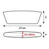 LAMPA L4009.6 ΘΗΚΕΣ-ΤΣΕΠΕΣ ΚΑΘΙΣΜΑΤΩΝ GAP-FILLER PREMIUM ΔΕΡΜΑΤΙΝΗ 11x37cm - 2ΤΕΜ.