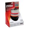 LAMPA L6007.9 ΑΚΡΟ ΕΞΑΤΜΙΣΗΣ TS-25 Φ 37-58 mm - ΣΤΡΟΓΓΥΛΟ ΜΑΥΡΟ/ΙΝΟΧ