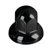 LAMPA L9768.0 ΚΑΠΑΚΙΑ ΠΑΞΙΜΑΔΙΩΝ/ΜΠΟΥΛΟΝΙΩΝ ΦΟΡΤΗΓΟΥ DOME ΣΤΡΟΓΓΥΛΑ STAINLESS STEEL Φ32mm ΜΑΥΡΟ - 40 ΤΕΜ.