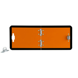 LAMPA L9793.3 ΠΤΥΣΣΟΜΕΝΗ ΠΛΑΚΑ ΑΛΟΥΜΙΝΙΟΥ/ΠΛΑΙΣΙΟ ΣΗΜΑΤΟΣ ΕΠΙΚΙΝΔΥΝΟΥ ΦΟΡΤΙΟΥ ΠΟΡΤΟΚΑΛΙ A.D.R. 300x120mm - 1 ΤΕΜ.