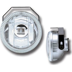 AFTERMARKET LA-V95 Στρογγυλοί Προβολείς Ομίχλης Αυτοκινήτου LED Universal με Μπλε Φωτισμό - 2τεμ
