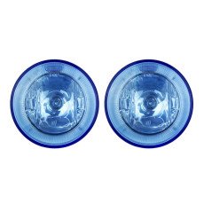 AFTERMARKET LA-V97 Προβολείς Στρογγυλοί Ομίχλης Αυτοκινήτου LED Universal Μπλε Χρώμα Η3 DLAA V97 55W 12V - 2 TEM.