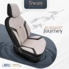 AMIO OT86753/AM ΚΑΛΥΜΜΑΤΑ ΚΑΘΙΣΜΑΤΩΝ OTOM SWAN 503 BEIGE ΜΑΥΡΟ/ΜΠΕΖ ΛΙΝΟ & ΔΕΡΜΑΤΙΝΗ SET - 1 σετ.