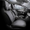 AMIO OT86759/AM ΚΑΛΥΜΜΑΤΑ ΚΑΘΙΣΜΑΤΩΝ OTOM VOYAGER 102 SMOKED ΜΑΥΡΟ/ΓΚΡΙ ΛΙΝΟ & ΔΕΡΜΑΤΙΝΗ SET - 1 σετ.