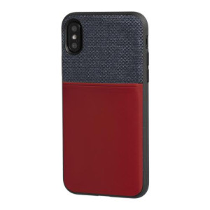 LAMPA L.P14939/T APPLE iPHONE X ΘΗΚΗ ΚΙΝΗΤΟΥ DUO POCKET ΜΠΛΕ-ΜΠΟΡΝΤΩ ΜΑΓΝΗΤΙΚΗ SILVER LINE