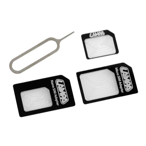LAMPA L.P15001/T ΣΕΤ ΑΝΤΑΠΤΟΡΕΣ 3ΤΕΜ. UNIVERSAL ΓΙΑ ΚΑΡΤΕΣ SIM