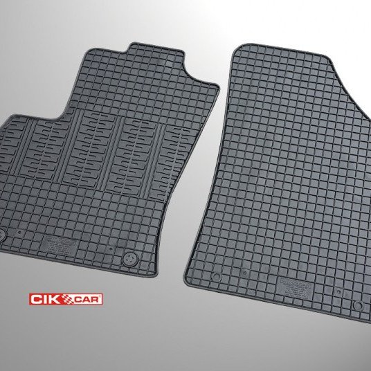 CIK RM.CI.0010/CK ΠΑΤΑΚΙΑ ΑΥΤΟΚΙΝΗΤΟΥ ΑΠΟ ΛΑΣΤΙΧΟ ΓΙΑ CITROEN NEMO 12/2008 / FIAT FIORINO 11/2007+ / FIAT QUBO 09/2008-05/2020 / PEUGEOT BIPPER 05/2008-03/2014 / PEUGEOT BIPPER TEPEE 03/2009-12/2017 ΣΕ ΜΑΥΡΟ ΧΡΩΜΑ ΜΕ ΚΟΥΜΠΩΜΑΤΑ - 2 ΤΕΜ.