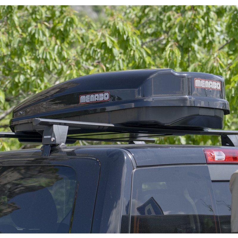 MENABO 13540/MB ΜΠΑΓΚΑΖΙΕΡΑ ΟΡΟΦΗΣ SATELLITE 330 BLACK ΣΕ ΜΑΥΡΟ ΧΡΩΜΑ ΜΕ ΓΥΑΛΙΣΤΕΡΗ ΥΦΗ - 1 ΤΕΜ.