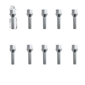 SIMONI RACING SRBR/6-10 ΜΠΟΥΛΟΝΙΑ ΚΩΝΙΚΑ 12x1,25 (42mm) (19) - 10 ΤΕΜ.