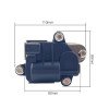 SIMONI RACING SREV6 ΚΛΑΠΕΤΟ ΕΞΑΤΜΙΣΗΣ ΓΙΑ ΔΙΠΛΕΣ ΕΞΑΤΜΙΣΕΙΣ VALVE 6 128mm Φ60mm ΜΕ ΚΑΛΩΔΙΩΣΗ & ΔΙΑΚΟΠΤΗ - 1 τεμ.