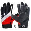 SIMONI RACING SRGV5L ΓΑΝΤΙΑ ΟΔΗΓΟΥ ΥΦΑΣΜΑΤΙΝΑ ΜΑΥΡΟ/ΚΟΚΚΙΝΟ/ΛΕΥΚΟ (L) TOUCH MΕ LOGO SR - 1 σετ.