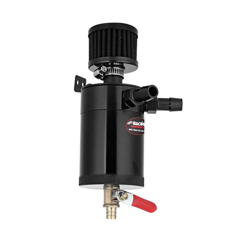SIMONI RACING SRSR/OIL ΔΟΧΕΙΟ ΑΝΑΘΥΜΙΑΣΕΩΝ ΛΑΔΙΟΥ ΑΛΟΥΜΙΝΙΟΥ ΣΕ ΜΑΥΡΟ ΧΡΩΜΑ ΥΨΟΥΣ 90mm 300ml Φ63 - 1 τεμ.