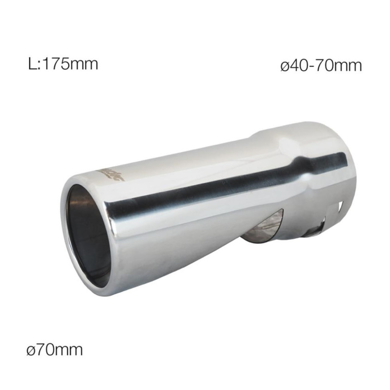 SIMONI RACING SRTRX/97 ΑΚΡΟ ΕΞΑΤΜΙΣΗΣ TRX97 175mm 40-70mm (ΦΑΛΤΣΟΚΟΜΜΕΝΟ ΣΤΗ ΜΕΣΗ)