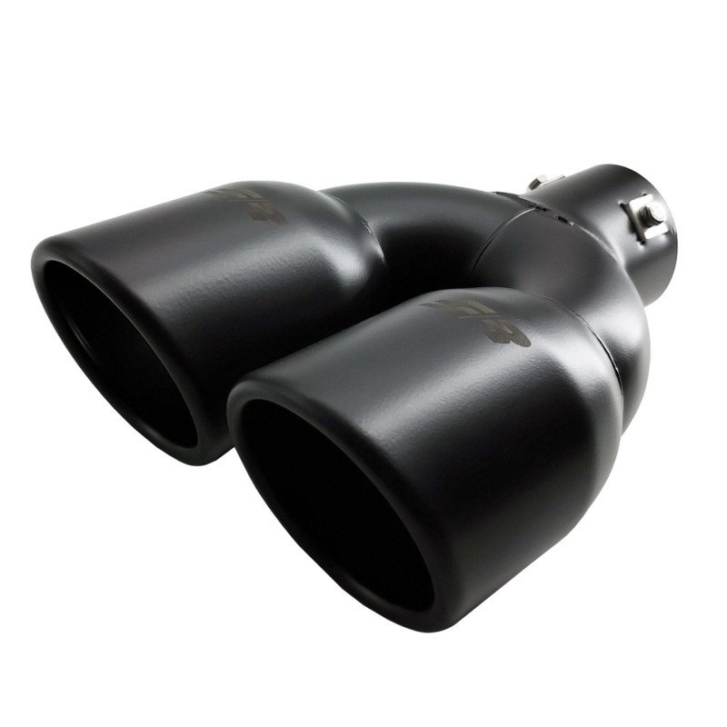 SIMONI RACING SRTRX/59N ΑΚΡΟ (ΜΠΟΥΚΑ) ΕΞΑΤΜΙΣΗΣ ΔΙΠΛΗ ΣΕ ΜΑΥΡΟ ΧΡΩΜΑ Φ34-57 mm (ΜΗΚΟΣ 240 mm/ΔΙΑΜΕΤΡΟΣ ΕΞΩΤΕΡΙΚΗ 185x90mm) - 1 τεμ.