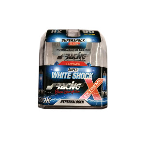SIMONI RACING SRSW2X H12 12V/55W 90" 4.500K SUPER WHITE SHOCK X
