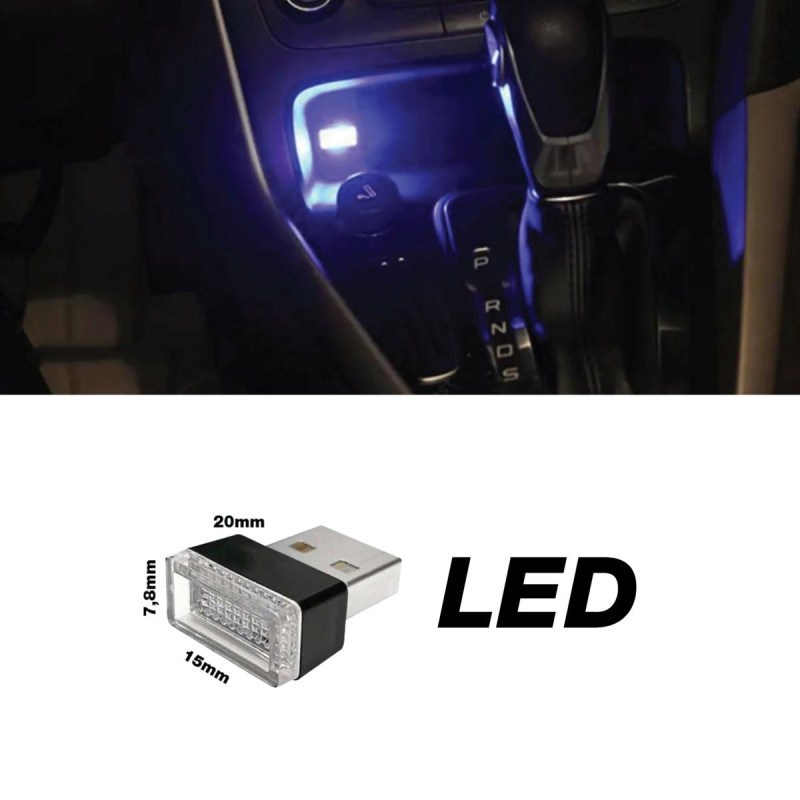 SIMONI RACING SRUSBB ΠΛΑΦΟΝΙΕΡΑ ΣΕ USB ΜΠΛΕ ΦΩΣ ATHMOSPHERE LED ΓΙΑ ΘΥΡΑ USB 12V 20x15x7,8mm 1ΤΕΜ.