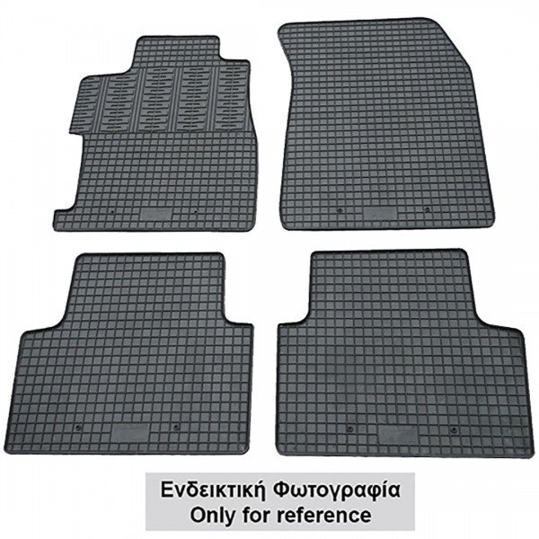 CIK RM.HY.0016/CK ΠΑΤΑΚΙΑ ΑΥΤΟΚΙΝΗΤΟΥ ΑΠΟ ΛΑΣΤΙΧΟ ΓΙΑ HYUNDAI TUCSON 2020+ ΣΕ ΜΑΥΡΟ ΧΡΩΜΑ ΜΕ ΚΟΥΜΠΩΜΑΤΑ - 4 ΤΕΜ.