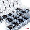 AMIO 04738/AM Κλιπς Ταπετσαρίας Αυτοκινήτου Σετ 415 Τεμ. για Σταθερή Τοποθέτηση & Πλήρη Επισκευή Πλαστικών – 1 Σετ