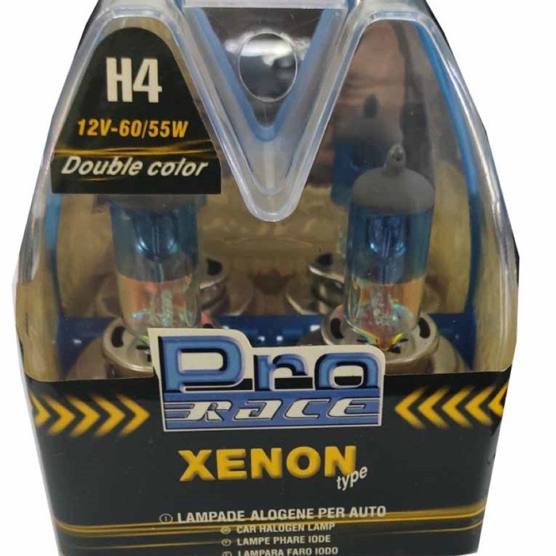 PROTYPE PRO.13910 H4 12V 60/55W P43t RAINBOW BLUΕ ΤΥΠΟΥ XENON PRO-RACE - 2 ΤΕΜ.