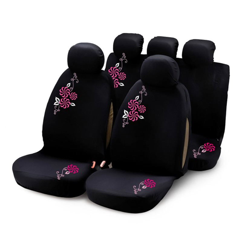 BOTTARI ΒΟΤ29010 ΚΑΛΥΜΜΑΤΑ ΚΑΘΙΣΜΑΤΩΝ ΣΕΤ MY FLOWER SWIVEL PINK BOTTARI - ΣΕΤ 9 ΤΕΜ.