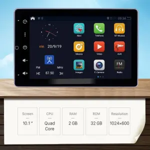 BIZZAR U-BL-A81-UV26 2DIN Deckless Tablet Android Multimedia BL-A81-UV26