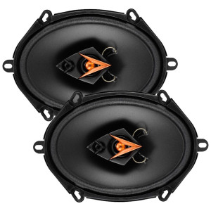 CADENCE H-IQ573GE IQ573GE 3-Way Coaxial Car Audio Speakers | 50W RMS, 125W Peak Power