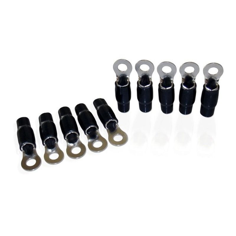 BIZZAR D-BRT8GA/BL 8ga Ring Terminal Black (Συσκ. 20τμχ)