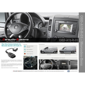 CARAUDIO SYSTEMS D-CS-OBD-A15-R-01 Ενεργοποίηση Κάμερα Οπισθοπορείας για Μercedes Audio15