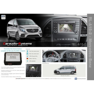CARAUDIO SYSTEMS D-CS-RL-A15-2 Interface Κάμερα Οπισθοπορείας & Εμπρός για Μercedes Vito (W447) Audio15