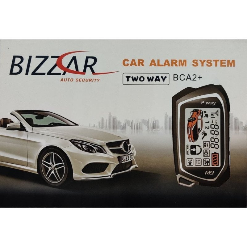 BIZZAR S-BCA2+ 2 Way Car Alarm BCA2+