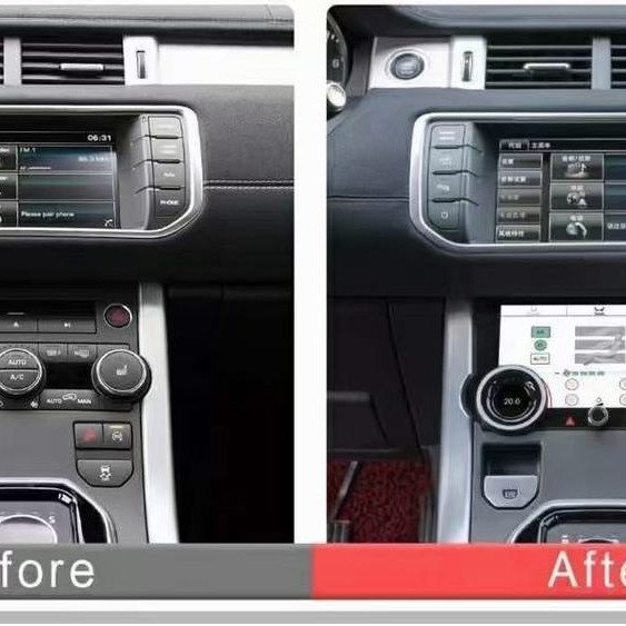 BIZZAR CL-ZF-2008 Range Rover Evoque L538 2012 - 2018 Touchscreen AC Climate Control Panel BIZZAR CL-ZF-2008 Range Rover Evoque L538 2012 - 2018 Touchscreen AC Climate Control Panel