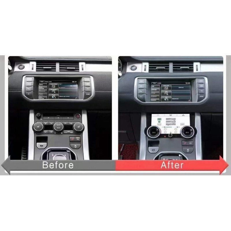 BIZZAR CL-ZF-2008 Range Rover Evoque L538 2012 - 2018 Touchscreen AC Climate Control Panel BIZZAR CL-ZF-2008 Range Rover Evoque L538 2012 - 2018 Touchscreen AC Climate Control Panel