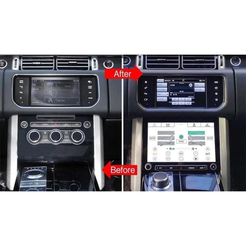 BIZZAR CL-ZF-2002 Range Rover Vogue L405 2013 - 2017 9" Touchscreen AC Climate Control Panel