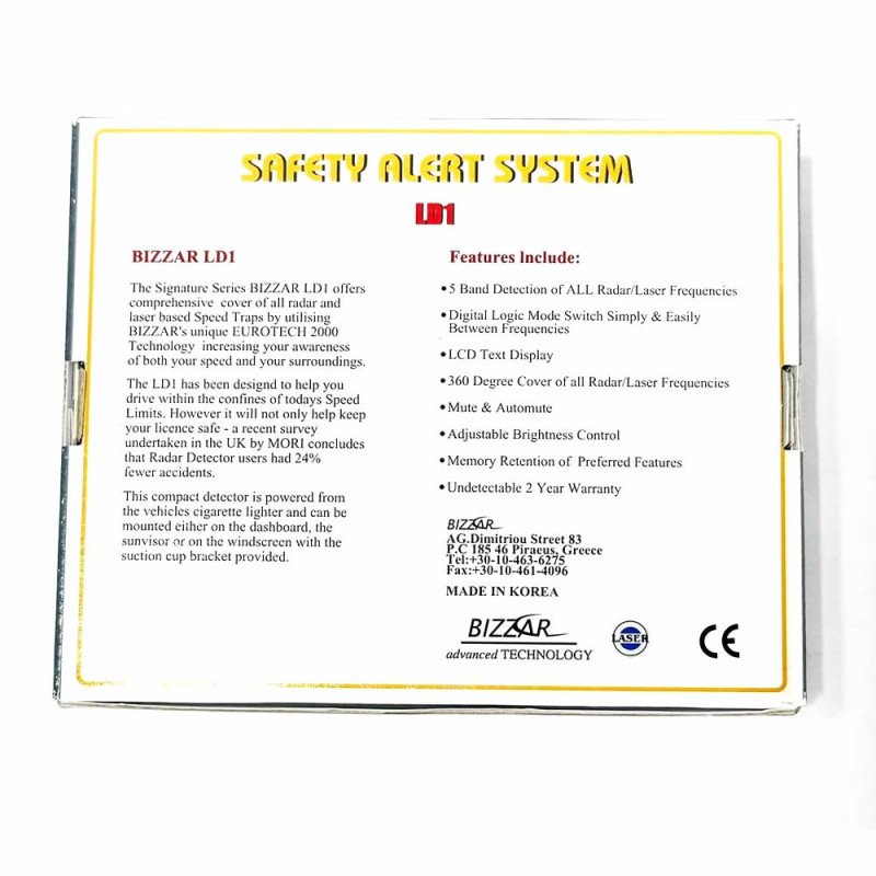 BIZZAR S-LD1 LD1 Radar Detector