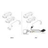 DYNAVIN D-DVN-VCR-L Αντάπτορας ενεργοποίησης κάμερας VW (χωρίς κινούμενες γραμμές στάθμευσης)