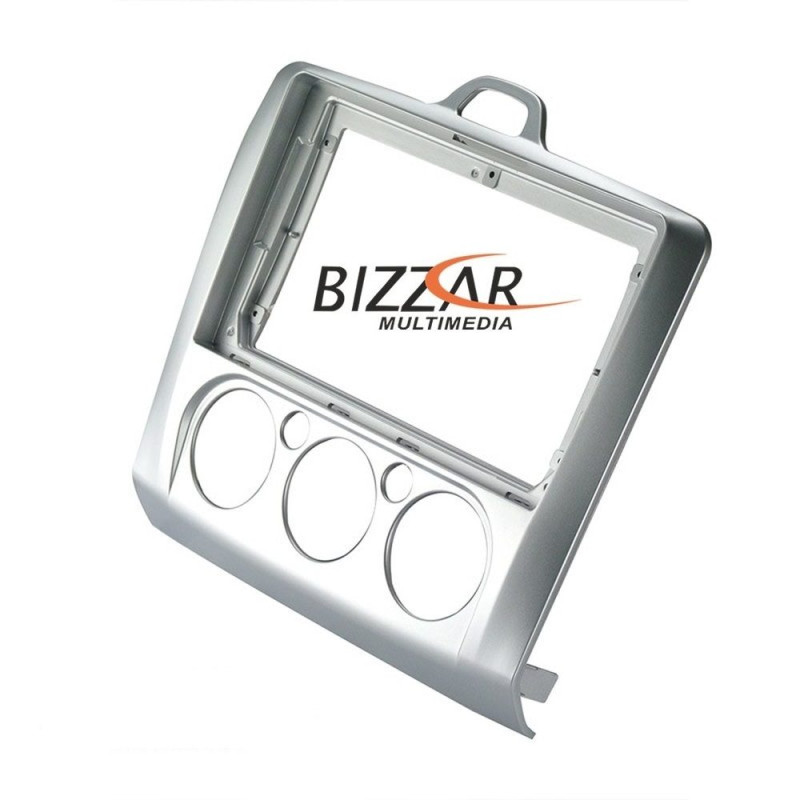 BIZZAR F-CT-FD0041M Πρόσοψη & Καλωδίωση Για Ford Focus 2005-2011 Manual A/C Για Tablet 9"