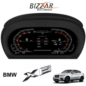 BIZZAR U-DIC-C9105 BMW X6 E71 2008-2013 Digital LCD Instrument Cluster 12,3" με HD οθόνη 1920*720