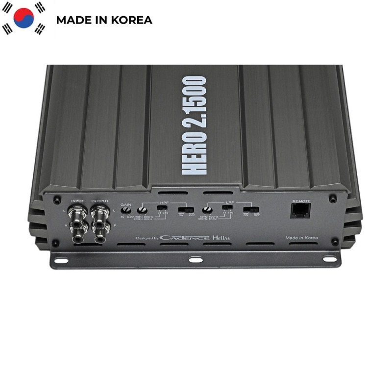 SHOCKWAVE E-HERO2.1500 Class D 2Channel HERO2.1500 (2x1500Wrms) Made in Korea