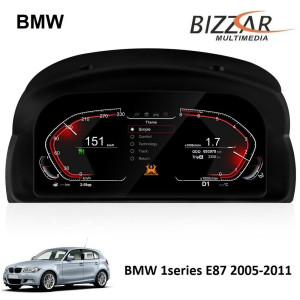 BIZZAR U-DIC-BME87 BMW 1series E87 2005-2011 Digital LCD Instrument Cluster 12.3" με HD οθόνη 1920*720