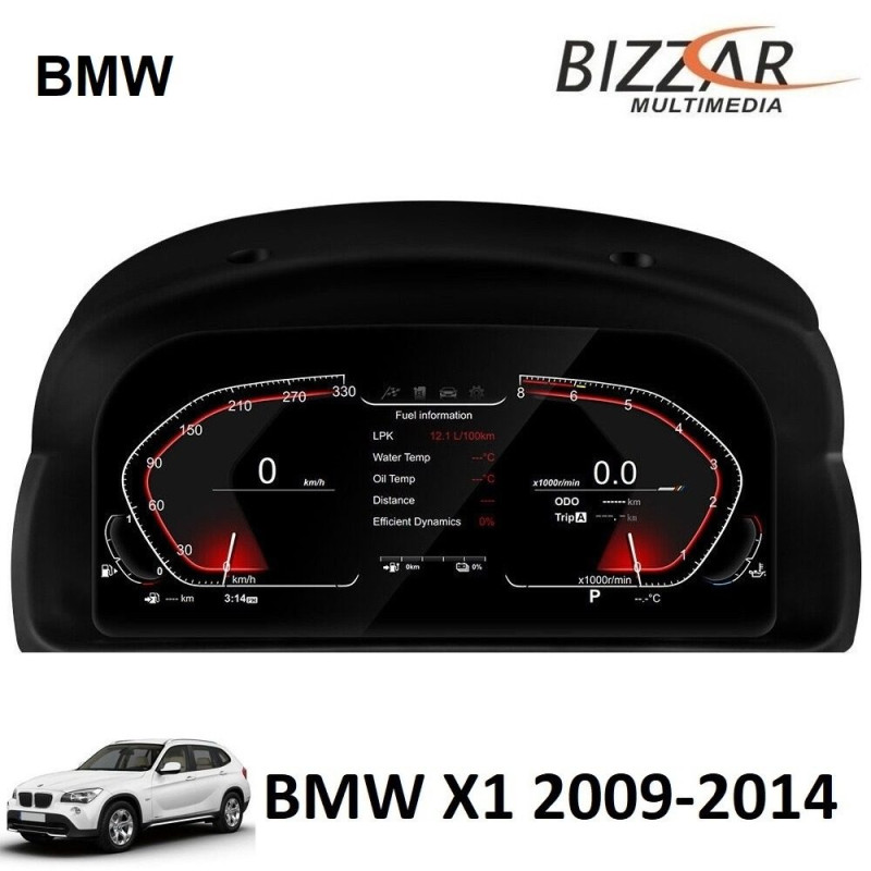 BIZZAR U-DIC-BME84 BMW X1 E84 2009-2014 Digital LCD Instrument Cluster 12.3" με HD οθόνη 1920*720