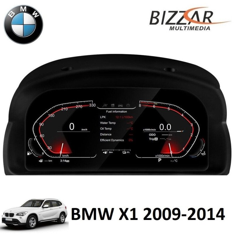 BIZZAR U-DIC-BME84 BMW X1 E84 2009-2014 Digital LCD Instrument Cluster 12.3" με HD οθόνη 1920*720