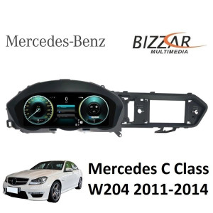 BIZZAR U-DIC-MB204FL Mercedes C Class W204 2011-2014 Digital LCD Instrument Cluster 12.3" με HD οθόνη 1920*720