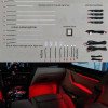 BIZZAR L-AL-BMWF25 Ατμοσφαιρικός Φωτισμός BMW X3 F25 X4 F26 Ambient Light Kit