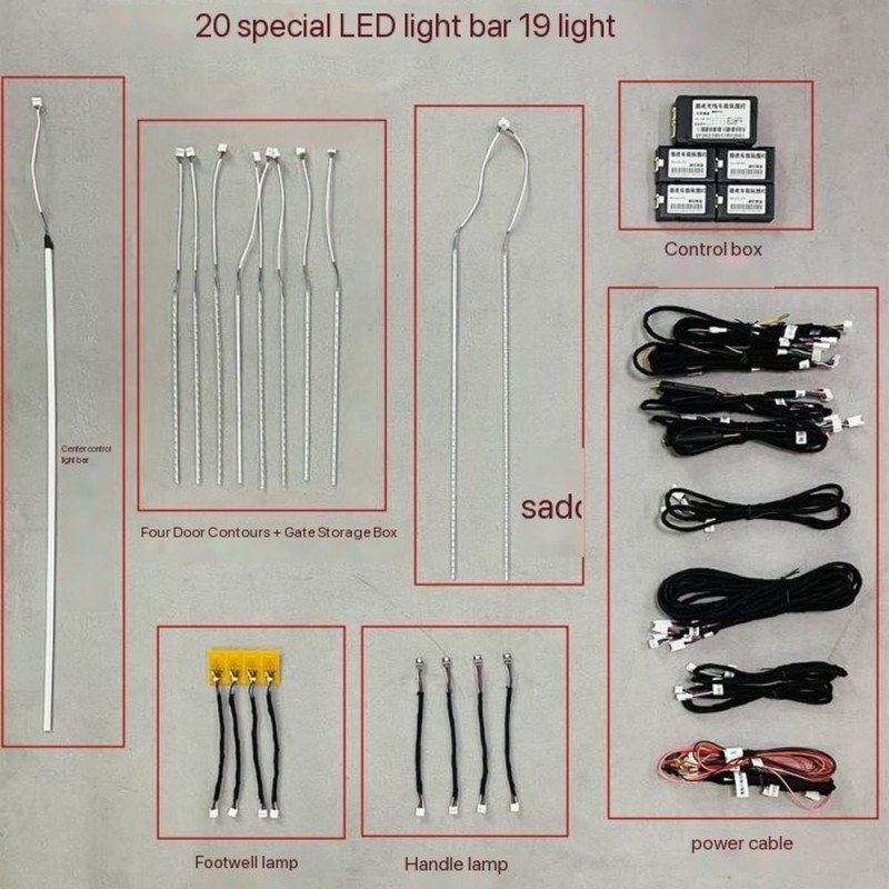 BIZZAR L-AL-LREV Ατμοσφαιρικός Φωτισμός Land Rover Range Rover Evoque 2015-2018 Ambient Light Kit