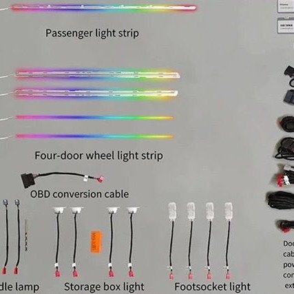 BIZZAR L-AL-VWG7 Ατμοσφαιρικός Φωτισμός Vw Golf 7 Ambient Light Kit